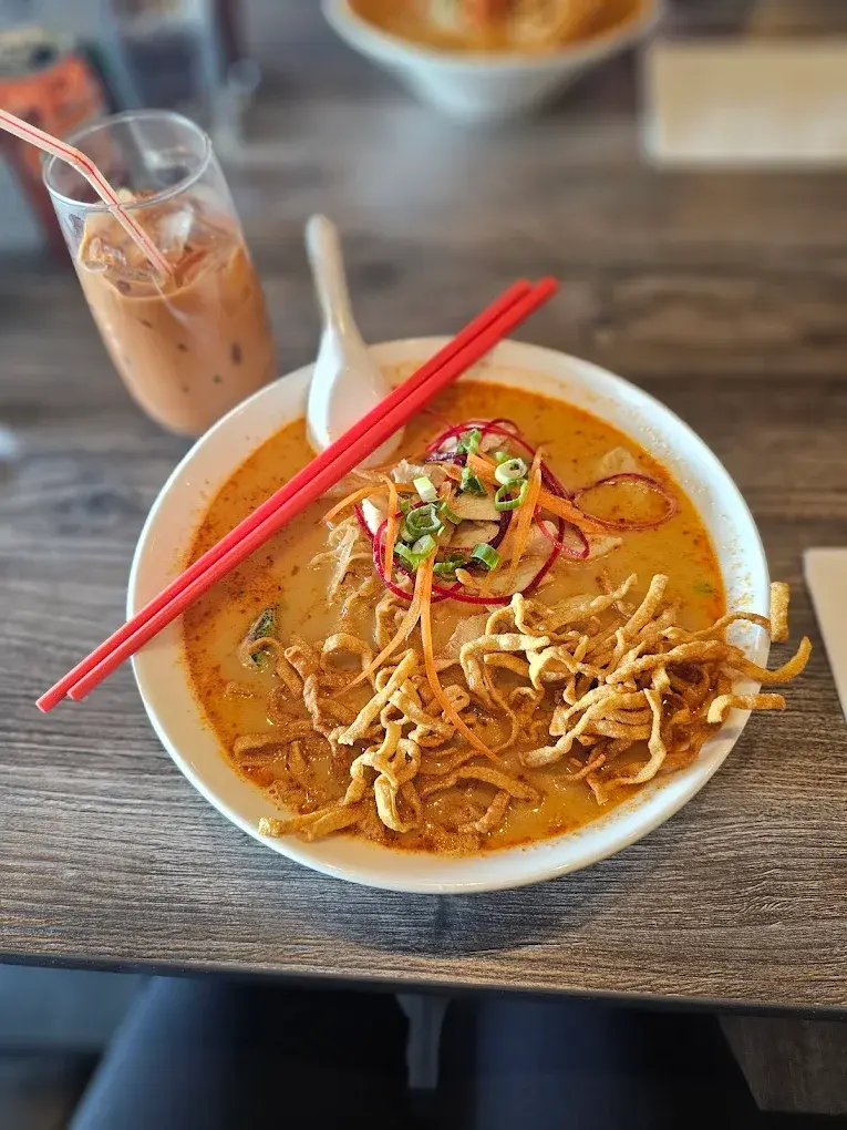 Kow Soi at Thai Avenue Restaurant in Edmonton, AB